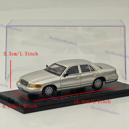 1/43 Superior Ford Crown Victo ia Silver Resin Model Car Limited Edition Used