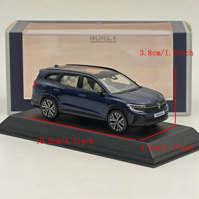 1/43 Norev Renault Espace E-tech Full Hybrid Diecast Model Cars Collection Blue