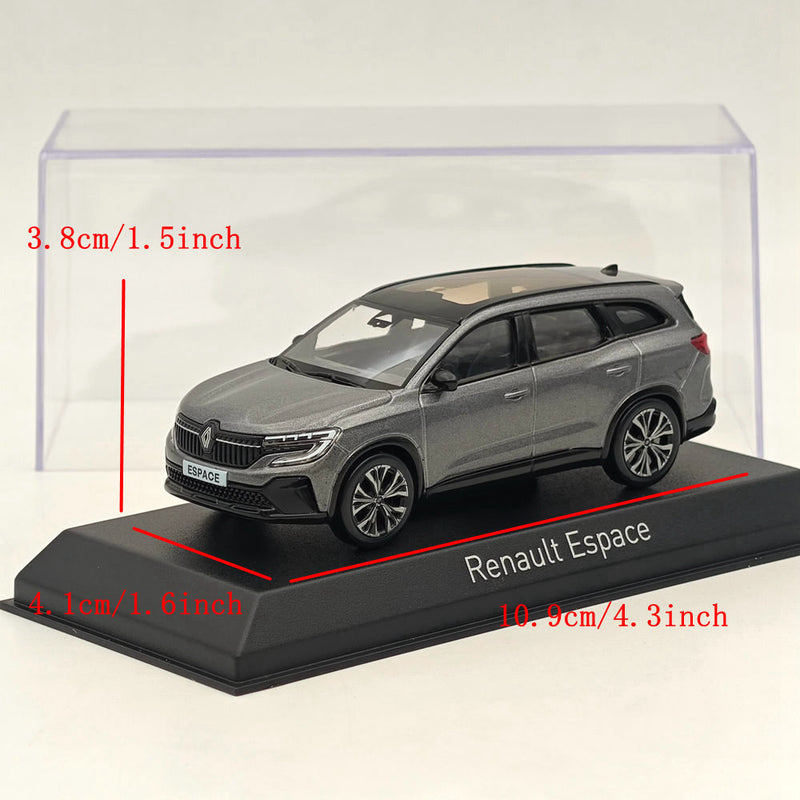 1/43 Norev Renault Espace 2023 Diecast Model Cars Limited Collection Grey