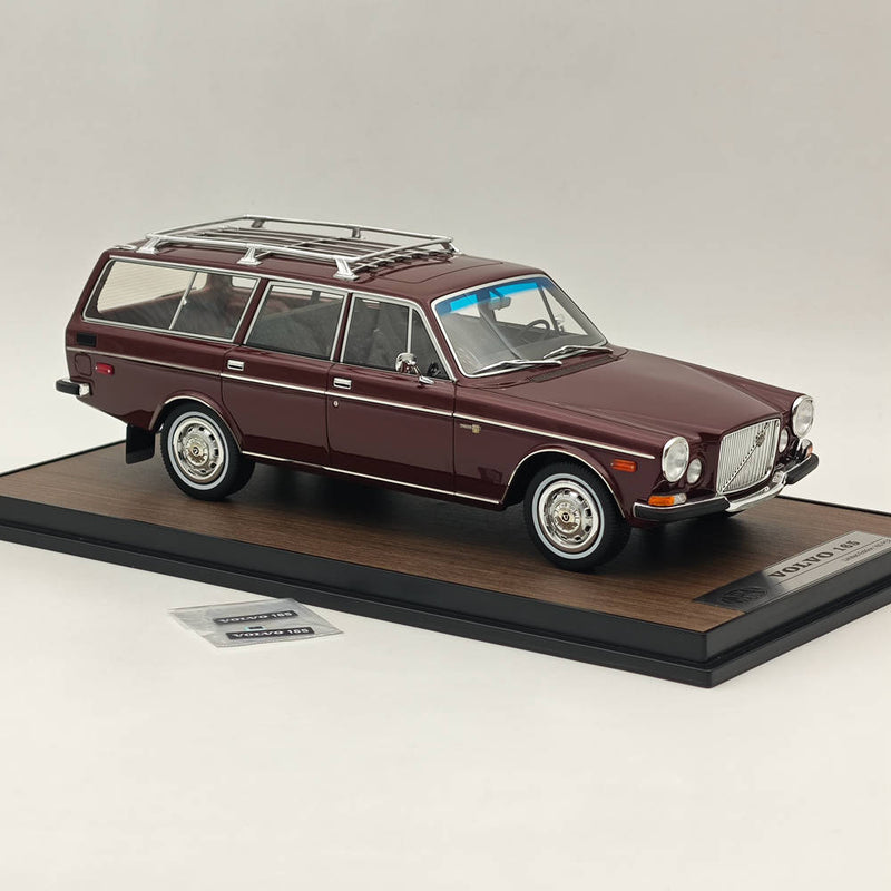 RAM Collectibles 1/18 VOLVO 165 STATION WAGON DARK RED RM-0005 Resin Model Car Limited Collection