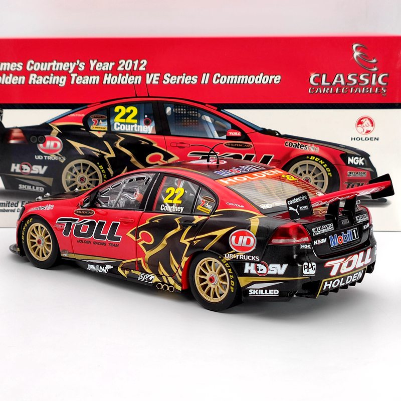 Classic 1:18 James Courtney's 2012 Holden VE Series II Commodore #22 18501 Diecast Collectible Model Used