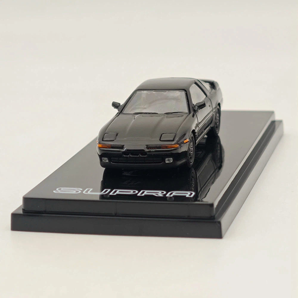 1:64 Hobby Japan SUPRA A70 3.0GT TURBO A Black alloy car model HJ642026ABK