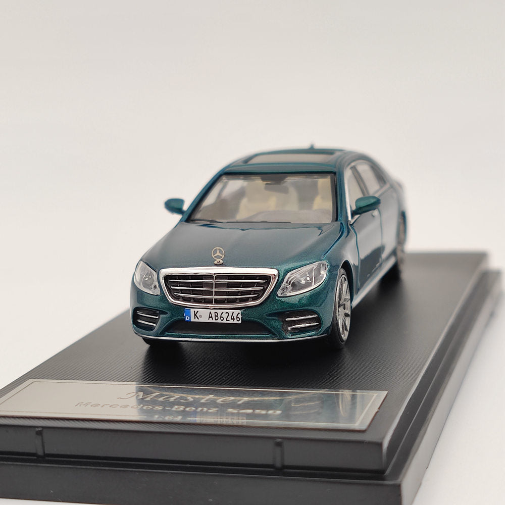 Voiture de police Mercedes-Benz S450 W222 1:64 Master Diecast Toys Modèles Collection Cadeaux 