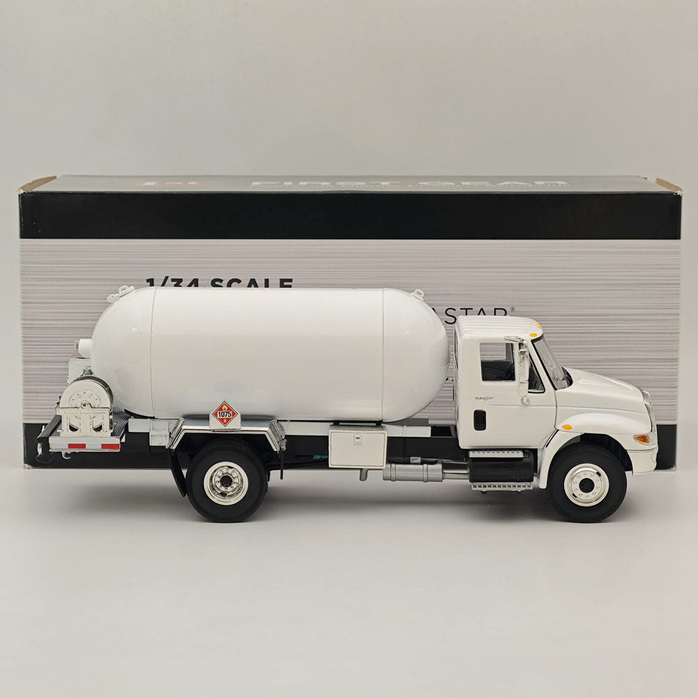 First Gear 1/34 International DuraStar Propane Truck White 10-4059 Diecast Metal