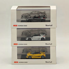 Mortal 1:64 Honda S660 Mugen Cabriolet avec capote Jouets moulés sous pression Modèles de voitures Collection Cadeaux Édition limitée