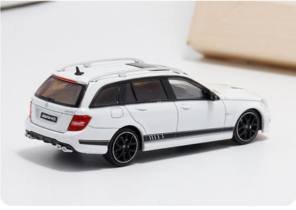 Flame 1:64 C63 V8 Edition 507 Wagon Travel Simulation Alloy Car Model