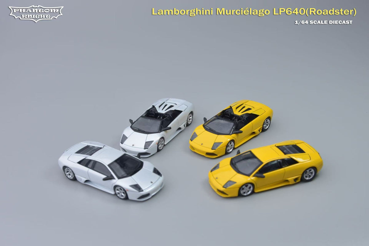 Phantom Knight PK Murciélago LP640 Bat Chengdu Auto Show 1:64 Alloy Open Cover Car Model Gifts