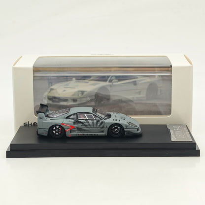 1/64 Ghost Player F40 LBWK Battle Grey Widebody Modified Alloy Model Car Limited Collection