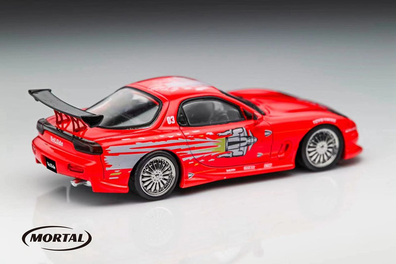 Pre-sale Mortal 1:64 Mazda RX7 Veilside Diecast Toys Car Models Hobby Collection Gifts The Fast and the Furious