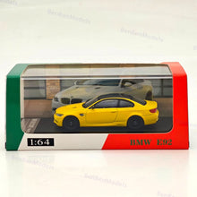 Fine model 1/64 BMW M3 E92 COUPE Diecast Model Car Limited Collection Yellow