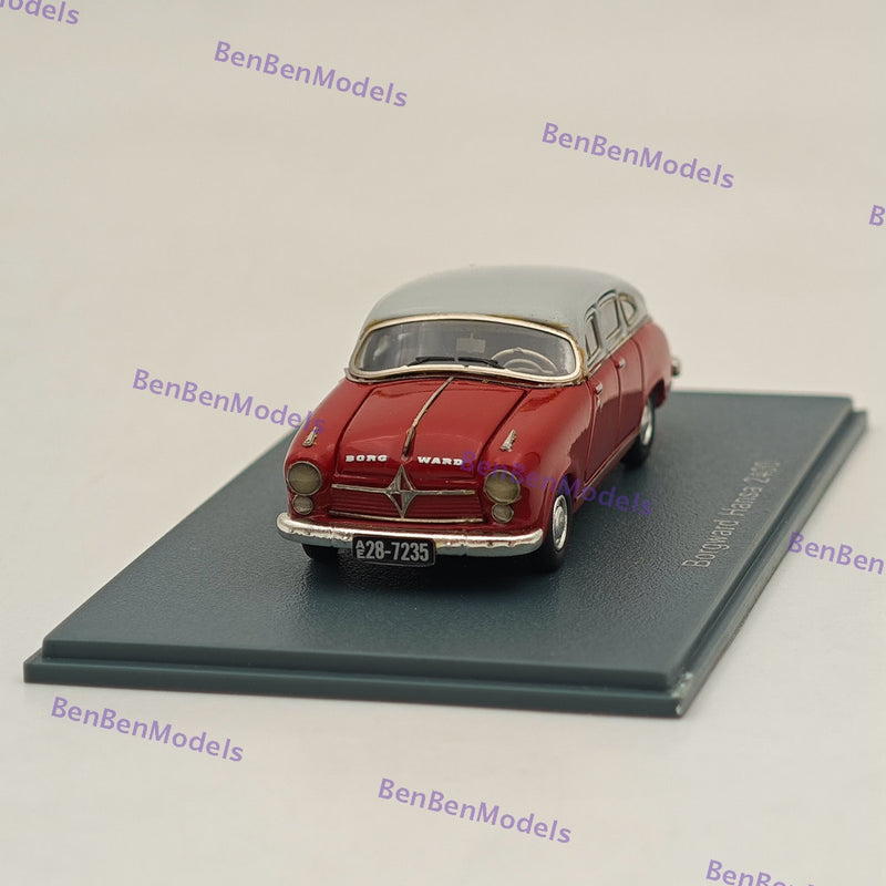 1/87 NEO SCALE MODELS Borgward Hansa 2400 Resin Car Limited Collection Red