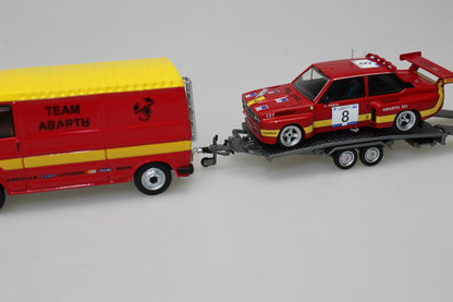 CTMCK 1/64 Abbas Fleet Logistics Transport Vehicle Set Foshan Exhibition Limited Diecast Model Car