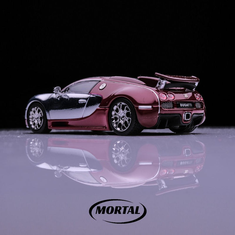 Pre-sale Mortal 1:64 Bugatti Veyron Super Sport Diecast Toys Car Models Collection Gifts Detachable Back Cover