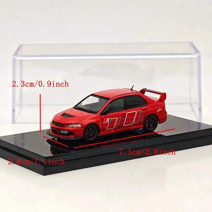 1:64 Hobby Japan Lancer GSR Evolution IX RALLIART Red Solid HJ646054R alloy car model