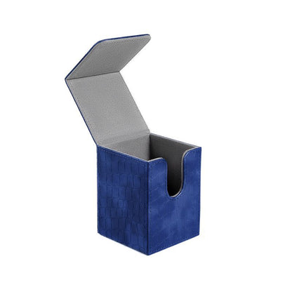 Strong Magnet PU Card Deck Box Crocodile Grain Trading Card Storage Box For Collectible Game Cards
