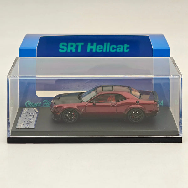 1:64 SH Dodge SRT Hellcat Muscle Sports Deep Purple Diecast Models Car