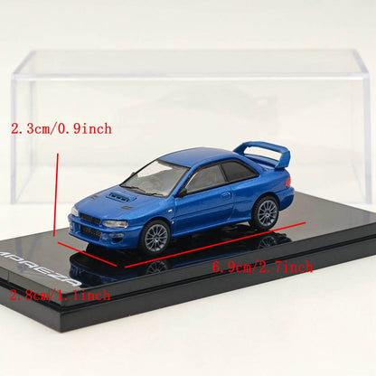 Hobby Japan 1:64 Impreza 22B STi GC8 Euro Custom Blue HJ644041ABL Diecast model