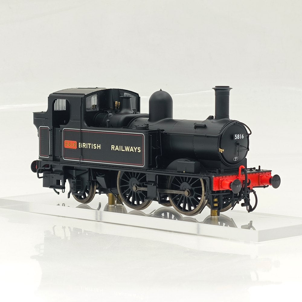 Dapol O Gauge 7S-006-053 58xx Class Steam Loco BR Lined Black 0-4-2T '5816' DCC