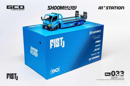 1:64 GCD FIST Fuso Container LBWK & Hino 300 Landing Edition Trailer Diecast Model Car