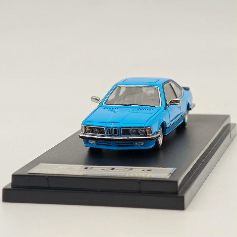 STREET WARRIOR 1/64 BMW E24 6 Series 635 CSI Blue Diecast Models Car Toy Limited 999 Collection