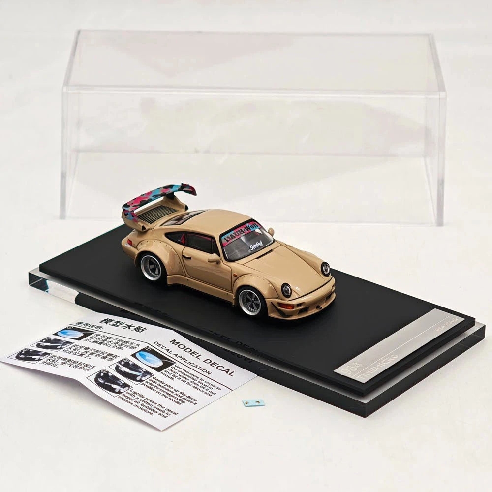 1:64 Time Micro 964 Superfrezh 2026 GT Show Widebody Diecast Beige alloy model