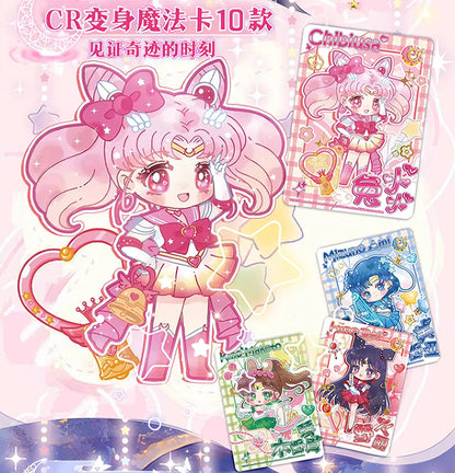 Sailor Moon 18 Pack 90 Trading Card Booster Box Cosmos Anime CCG First Club Card