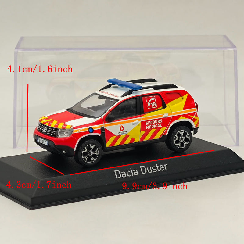 1/43 Norev Dacia Duster Pompiers - Secours Medical 57 Diecast Models Car 2020