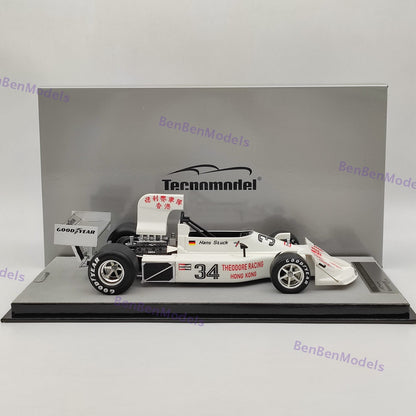 1/18 Tecnomodel March 761 #34 H.J. Stuck USA Long Beach GP 1976 TM18-222B