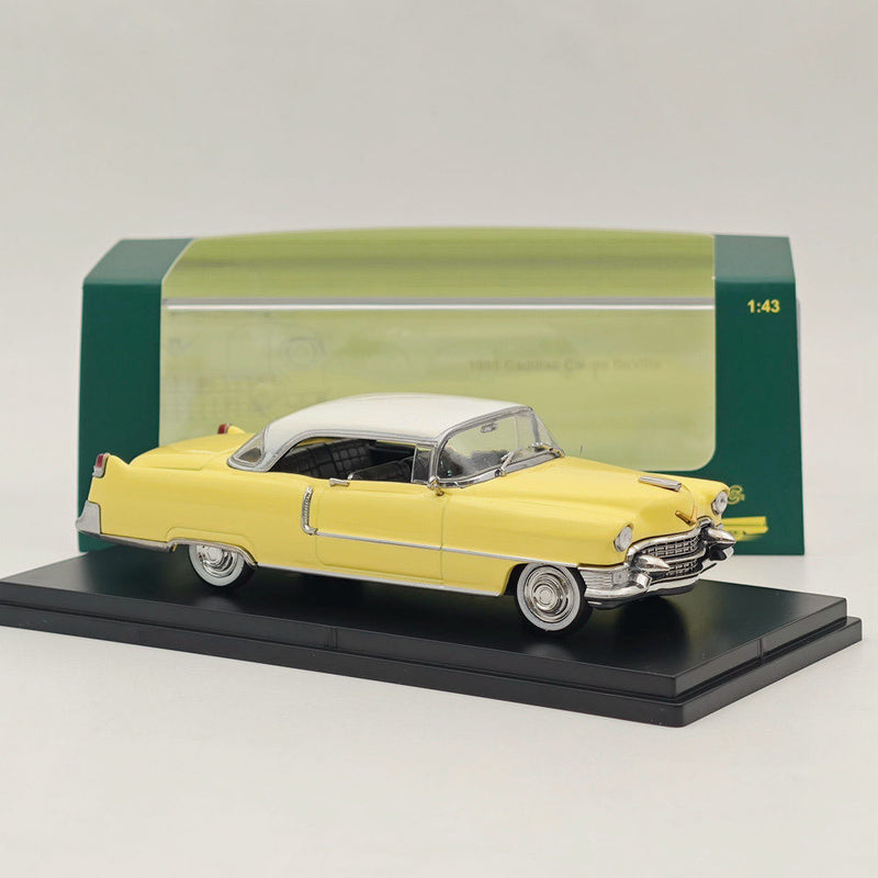 1/43 GFCC 1955 Cadillac Coupe DeVille Yellow Diecast Model Car Collection