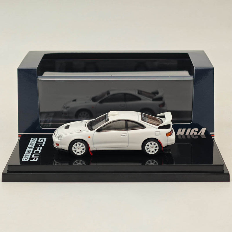 Hobby Japan 1/64 Toyota CELICA GT-FOUR WRC Edition (ST205) Customized Version / 8 Spokes Wheel HJ641064CW White Diecast Models Car Collection