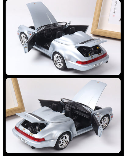 Norev 1:18 911 Speedster WTL 964 Carrera S Targa Alloy Car Model Limited Collectible