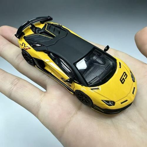 E Model 1/64 Aventador SVJ Limited Alloy Car Model with Serial Code | Collectible Gift