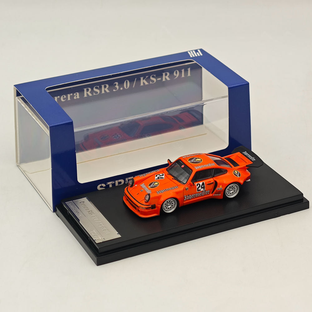 Modèles réduits de voitures moulées sous pression 1/64 SW Carrera RSR 3.0/KS-R PORSCHE 911 Jagermeister #24 