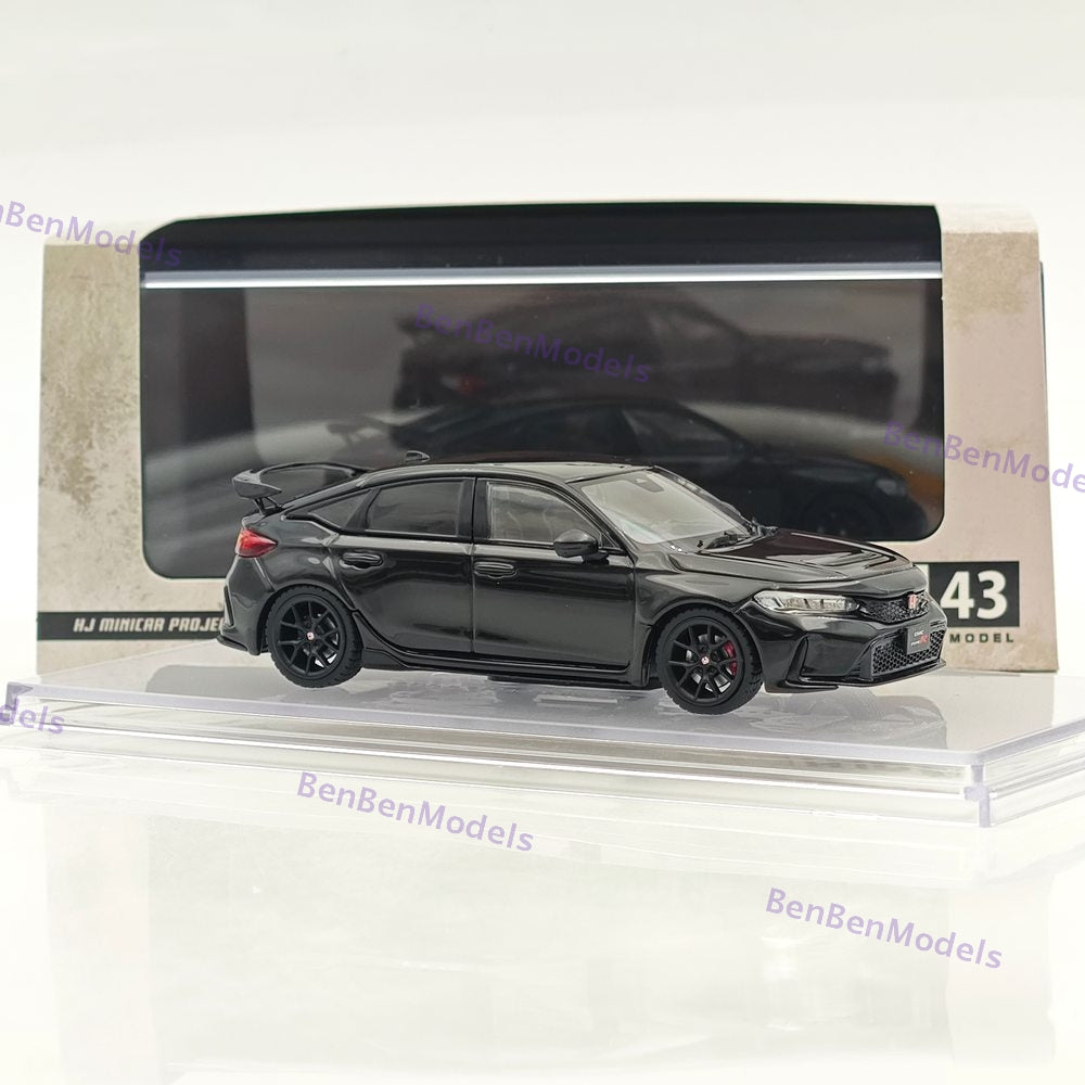 1/43 Hobby Japan HJD43 CIVIC TYPE R (FL5) RACING BLACK Package Diecast Car Model