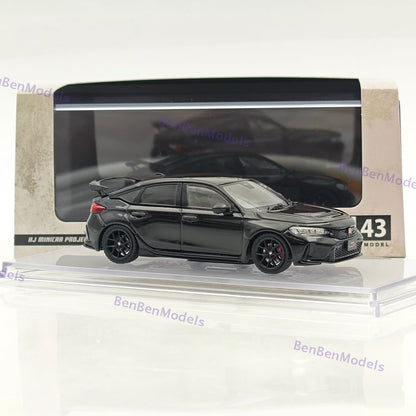 1/43 Hobby Japan HJD43 CIVIC TYPE R (FL5) RACING BLACK Package Diecast Car Model