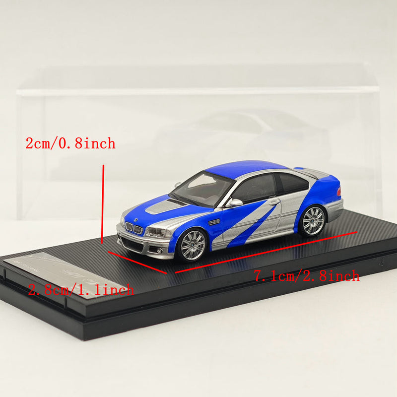 STREET WARRIOR SW 1/64 BMW E46 M3 Diecast Models Car Collection