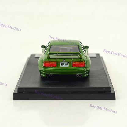 1/64 Rhino Model 850CSi E31 Green Coupe WideBody Sport Model Diecast Metal Car