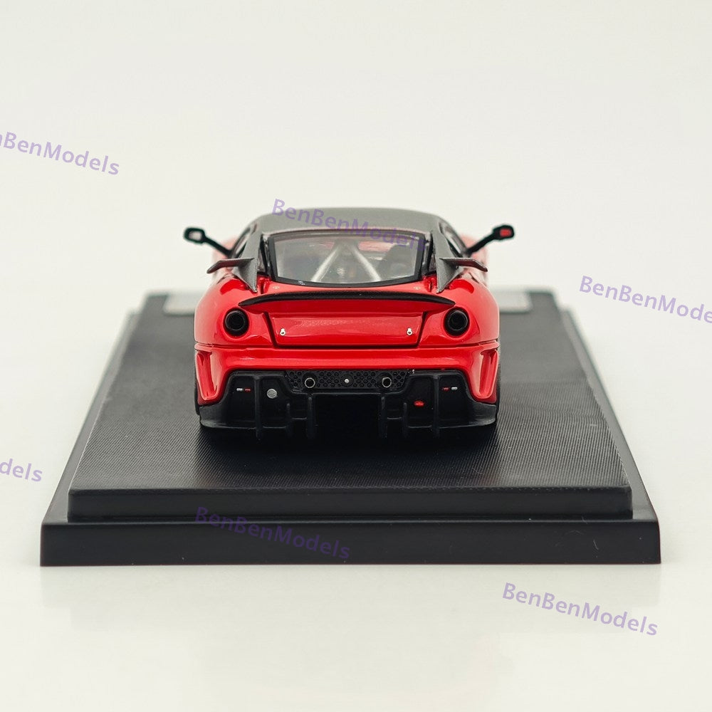RM 1:64 Ferrari 599XX #3 Red Racing Sports Model Diecast Car Model Collection