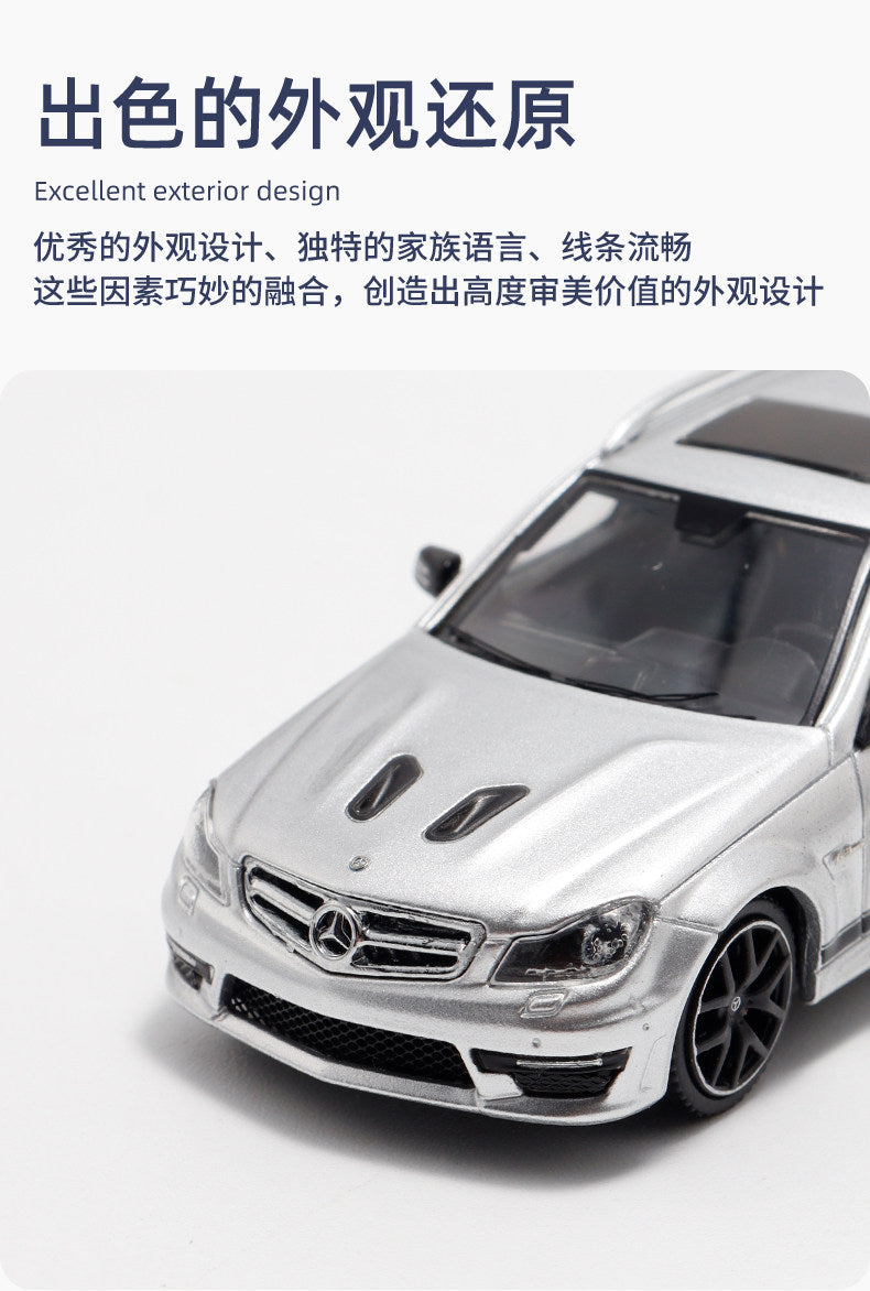Flame 1:64 C63 V8 Edition 507 Wagon Travel Simulation Alloy Car Model