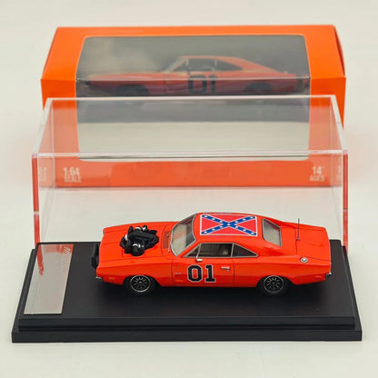 Mini Forge 1:64 1969 Charger RT style General Lee / with 1600 HP Twin-Turbo LS Diecast Motor Limited Edition Diecast Model Car