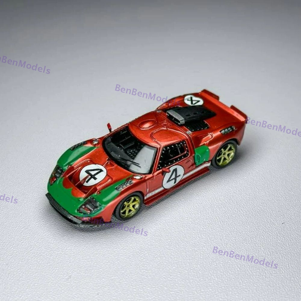 RM 1:64 Ford GT40 Hood Magnetic Limited Edition Alloy Car Model - Two Styles