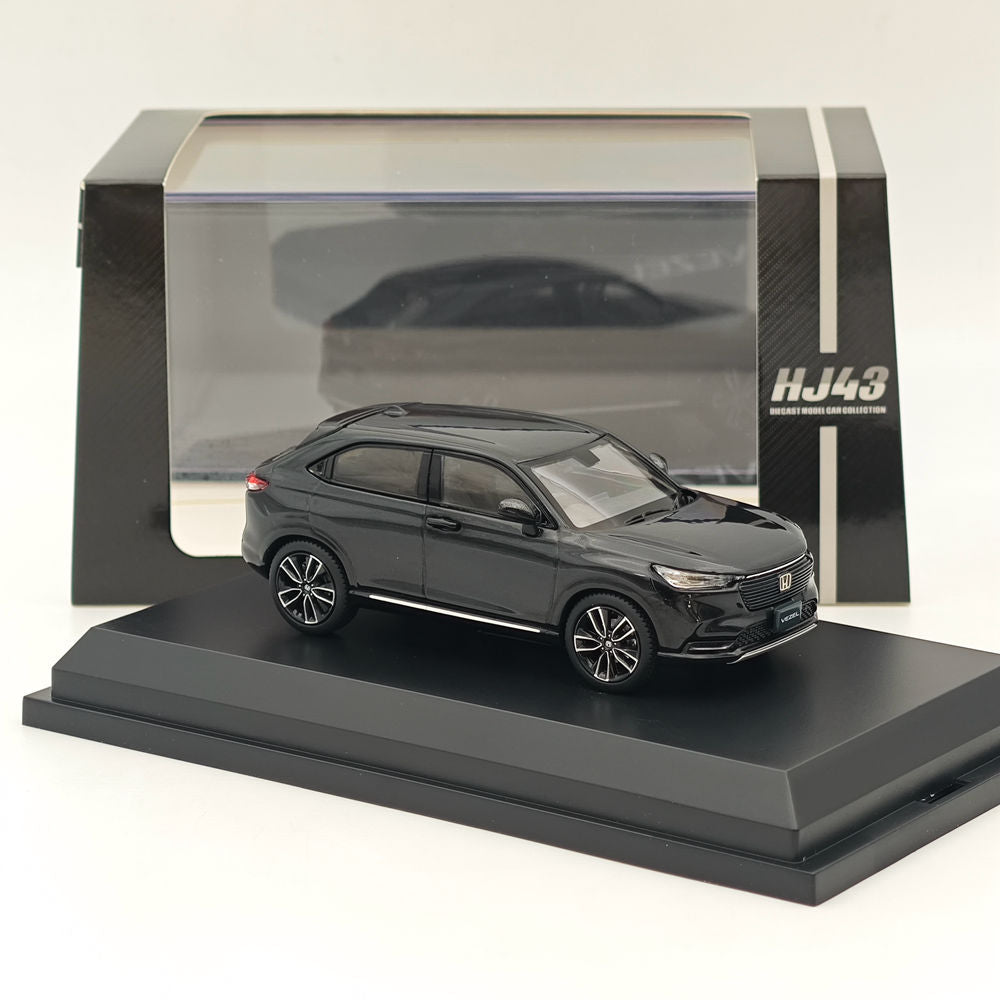 Hobby Japan 1/43 Honda VEZEL e:HEV Z Crystal Black（P） HJ432002BK Diecast  Model