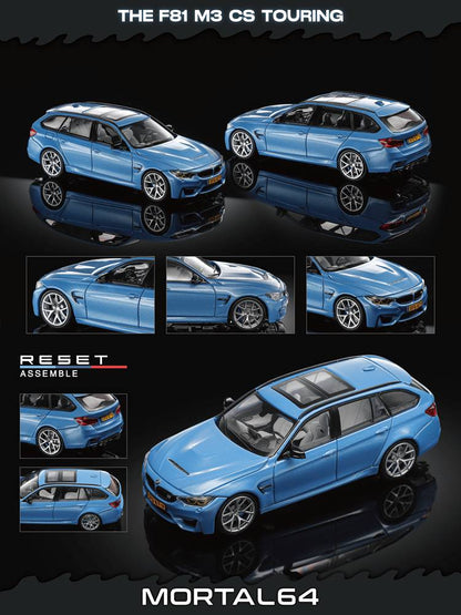 Mortal 1:64 BMW F81 M3 CS Touring Performance Coupe Limited Collection Model Diecast Car Toys Gift New