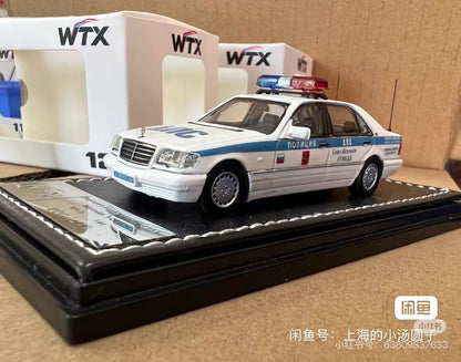 WTX 2026 APAxpo Foshan 1/64 W140 S600 Russian Police Livery Diecast Toys Car Model Gifts
