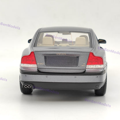 DNA Collectibles 1/18 Volvo S60 R 2003 DNA000107 Resin Model Car Grey Metallic