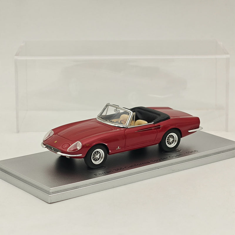 Kess-Model 1/43 Ferrari 365 California Spyder Open Burgundy KE43056281 Red 1966