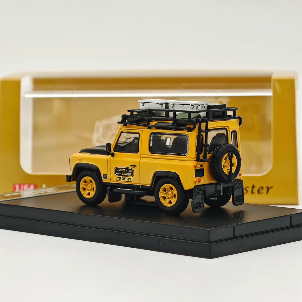 Master 1:64 Land Rover Defender 90 Camel Cup Jouets moulés sous pression Modèles de voitures Véhicules miniatures Hobby Cadeaux de collection 