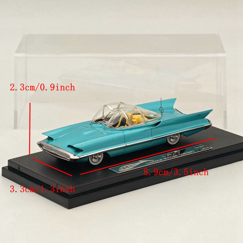 1/64 HRN Model 1955 FUTURA CONCEPT Minichamps Green Diecast Models Car