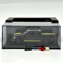 Funny Model 1/64 SHELBY F-150 Shelby Super Snake Pickup Black Yellow Stripes Diecast Model Car Collection