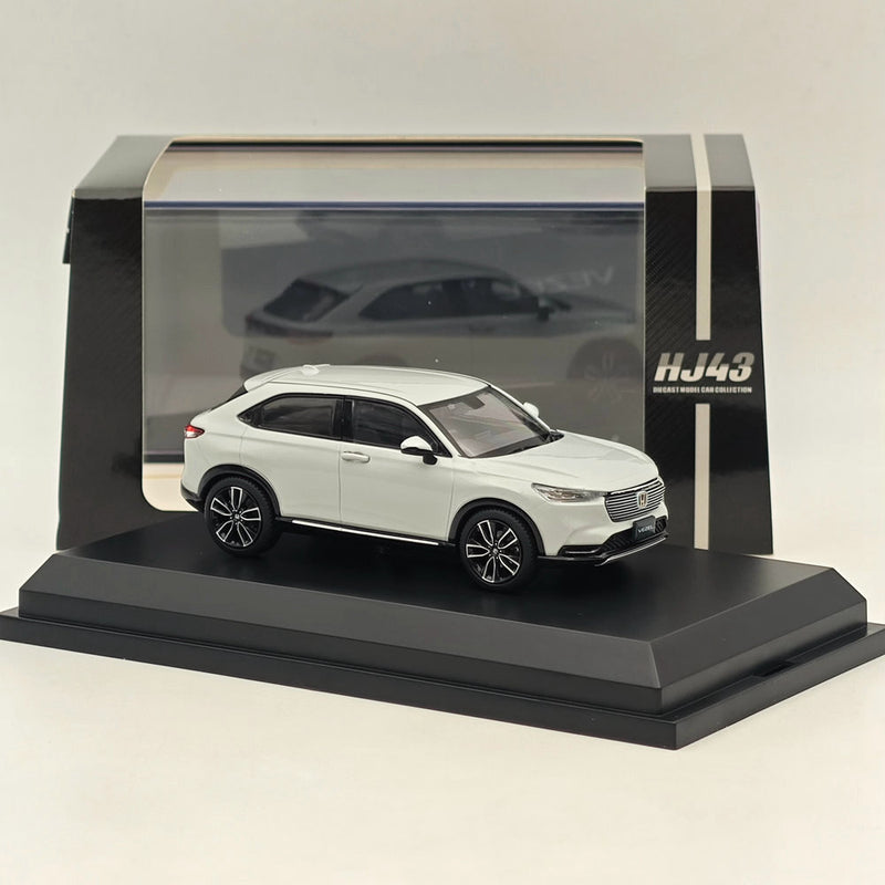 Hobby Japan 1/43 Honda VEZEL e:HEV Z Premium Sunlight White (P) HJ432002SW Diecast Model Car Limited Collection